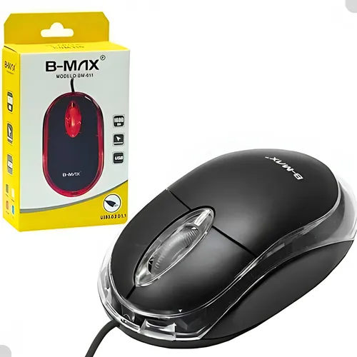 Mouse B-max Bm-611 Óptico Usb Ergonômico Com Fio