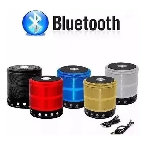 Mini Caixa De Som Bluetooth Portátil Speaker - Imagem 6