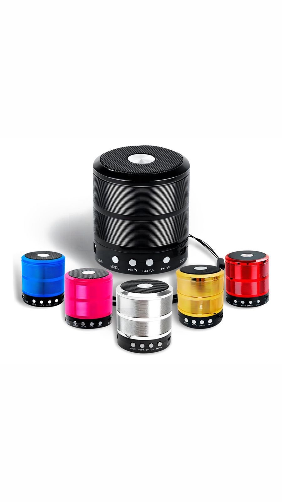 Mini Caixa De Som Bluetooth Portátil Speaker - Imagem 2