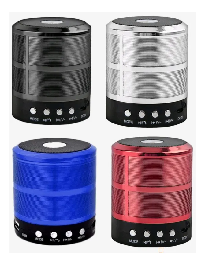 Mini Caixa De Som Bluetooth Portátil Speaker - Imagem 3